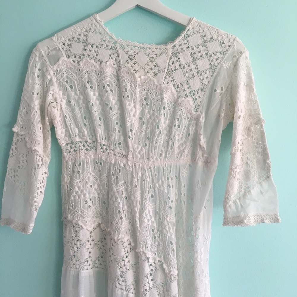1910s edwardian lawn embroidered dress